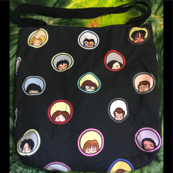 Vintage 90s MTV Cartoon Daria Lined Canvas Bag NEW - Picture 2 of 8
